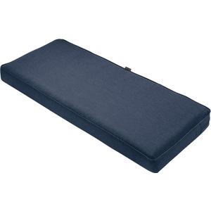 Classic Accessories 62-045-INDIGO-EC Montlake FadeSafe Water-Repellent 59 x 18 x 3 Inch Outdoor Bench Cushion, Heather Indigo