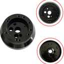5/6 Hole Steering Wheel Hub Adapter Replacement for GMC Truck Pickup (Black)