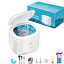 BCOM Retainer Cleaner,Jewelry Cleaner Ultrasonic Machine 46kHz, Jewelry&Retainer Cleaner 2-in-1 Portable Dental Cleaning Pod Deep Clean for Retainer,Mouth Guard,Ring,Jewelry, in 5 Mins Mon'day Gift