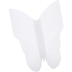 Blueweenly 12 Set DIY Bulk Fairy Wings for Summer Outdoor Activity 20.5 x 15.8 Inch Decorate Your Own Butterfly Wings with Paint and Diamond Stickers for Kids Arts Crafts Classroom Birthday Party
