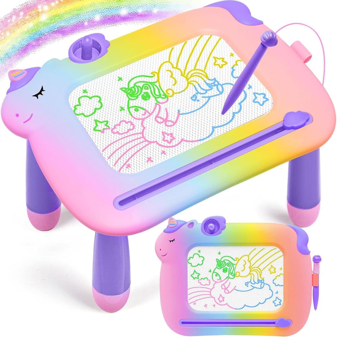 Toddler Toys 3,Magnetic Drawing Board Baby Toys,Toddler Girl Boy Toy Writing Doodle Board,Learning Educational Kids Toy 3 Year Old Girls Boys Christmas Birthday Gifts