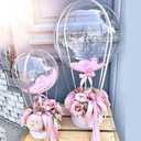 Balloon Stand Kit, 15 pack Balloon Stick Holder with Base for Table Top Centerpiece Party Decoration, Reusable Balloon Column Stand Suit for Happy Birthday/Graduation/Wedding Parties