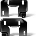 2pcs Front Left and Right Side Frame Mount Bumper Bracket Fits for Ford F-150 2015 2016 2017 2018 2019 2020 Replace FL3Z17N775C FL3Z17N775H FO1066203 FO1067203