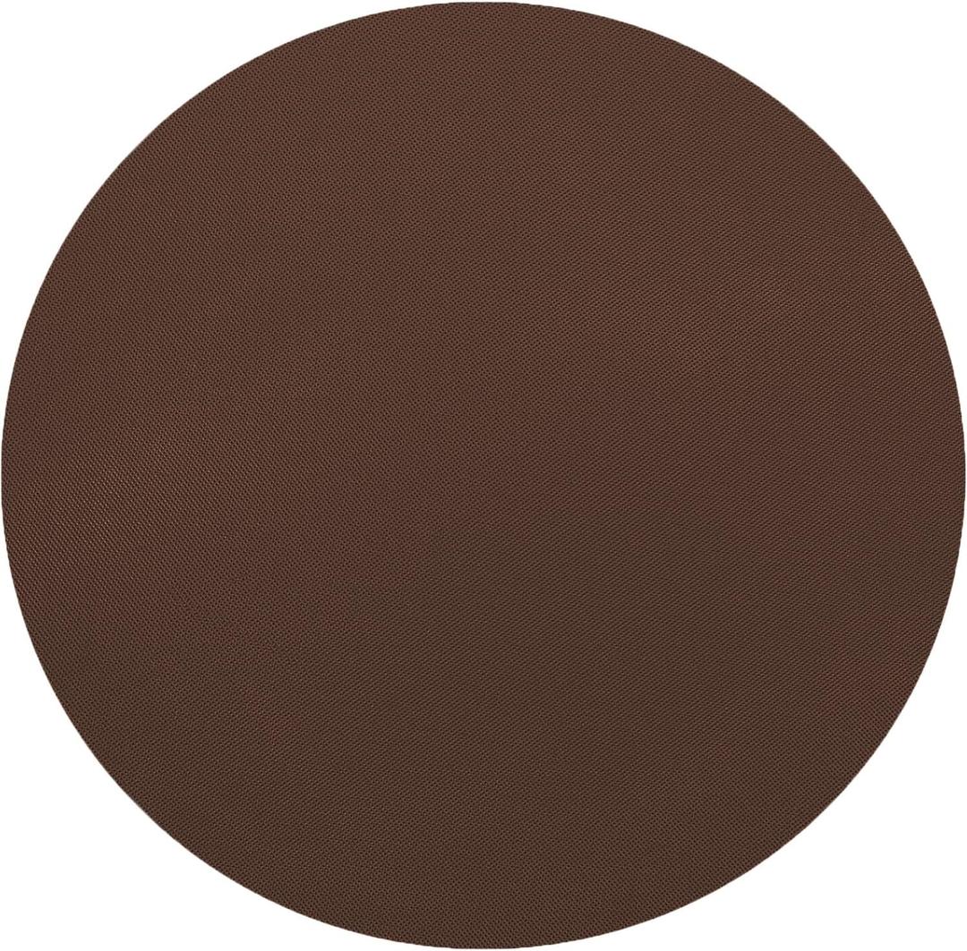 Non Skid Rubber Furniture Pads for Recliners, Furniture Grippers, Gripper Pads, Anti Slide Furniture Pads Hardwood Floor Protector, Fits Recliners, Swivel Chairs, Brown Solid Pad (27.5 Outside Diameter)