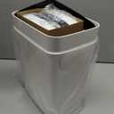 2 Pack 2.7 Gal Bathroom Can with Lid, Automatic Can Small Smart Garbage Can Touchless, Slim Motion Sensor Waterproof Plastic Bins for Bedroom Office Kitchen Toilet (White)