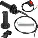 HIAORS 7/8" Mini Bike Throttle Cable Assembly Kit Compatible with Coleman CT200U CT200U-EX BT200X Baja Warrior MB200 DoodleBug DB30 79cc CT100U CC100X Motovox Predator 212cc 196cc 6.5hp Engine Parts