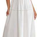 KUTUMAI Summer Corset Midi Dress Elegant Square Neck Flowy A Line Wedding Guest Tea Party Dresses for Women Sundress 2026 S