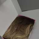 AISI HAIR 14 Inch Ombre Blonde Wigs for Women - Shoulder Length Wave Wig with Pre-Cut Lace Hairline, Middle Part Natural Wavy Bob Synthetic Heat Resistant Fiber for Daily and Party