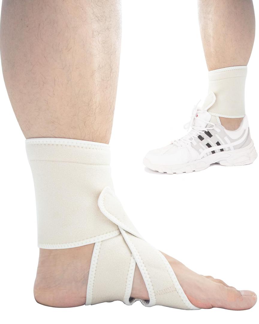 DouHeal AFO Foot Drop Brace, Improve Walking Gait, Effective Relieve Pain, Adjustable Foot Orthosis Brace Support for Sleep, Plantar Fasciitis, Drop Foot Braces For Walking with Shoes[Left]