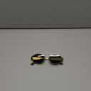 livho Retro Polarized Sunglasses - UV400 Protection, Oval Shape, Metal Frames - Matching Soft Case Inlcuded