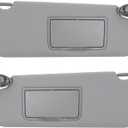 Left Driver & Right Passenger Side Sun Visor Fit for Honda Pilot 2017-2022, Honda Ridgeline 2018-2023 Replaces# 83280-TG7-A12ZB 83230-TG7-A12ZB (Gray)