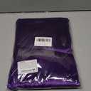LHJ Unisex Full Length Hooded Robe Cloak Long Velvet Cape Cosplay Costume (Purple)