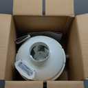 Festa AMG Maverick Radon Fan - Quiet and Energy Efficient 260 CFM Radon Mitigation System Inline Duct Fan - 4" Electric Inline - Made with Sturdy Glass Reinforced Poly-Resin  White