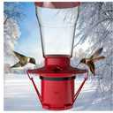 Hummingbird Feeder Heater in Freezing Outdoors Bird Feeder Heater Attaches to Feeder Bottom Backyard Bird Feeder Heater Hearth for Garden Patio Yard Hummingbird Feeder Heater (Red Heater -No Feeder)