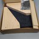 Pack Dog Ramp for Stairs, Dog Stair Ramp, Pet Ramp for Stairs for Small Dog Stairs Ramp for Injured Dogs with Anti Slip Strip 11.81 x 9.84 x 5.91 in