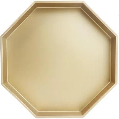 Plastic Serving Tray For Ottoman, Coffee Table, Regular Octagon Decorative Tray For Entertaining, Outdoor, Living Room, Home Decor