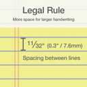 Oxford Premium Legal Pads, 12 Pack, Premium Note Pads, 50 Legal Rule 8.5" x 11" Sheets, Canary Yellow Paper with Firm Back, Professional Legal and Office Notepads
