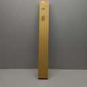 DEZ FURNISHINGS Cordless 1" Light Filtering Pleated Shade, Fabric, 27"W x 72"H, White