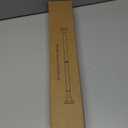 TEECK Shower Curtain Rod, 32-80 inch Adjustable Spring Tension Curtain Rod, Never Rust Anti-Slip Shower Curtain Rod for Bathroom, No Drilling, Never Collapse, Easy to Use, Silver