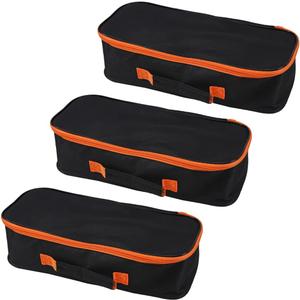 3pack Tool Pouch with Zipper Utility Small Tool Bag for Screw Plier Wrench Screwdriver Mechanic Car Vacuum Men garden Hand Power Tool Storage Organizer (12 Inch)