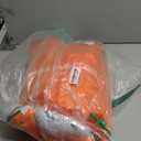 Tiny Land Fort Building Kit Creative Fort Indoor Outdoor for 5-12 Years Old Boys and Girls STEM Building Toys with Storage Bag DIY Castles Tunnels with 86 Rods and 44 Balls (130PCS, Orange-green)