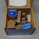 Coogam Fine Motor Building Robot Blocks for 3 4 5 Years Old Kids, Wooden Snap Together Builders, STEM Take Apart Robot Playset, Educational Learning Toy Gift for Boys Girls