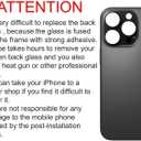 16 Pro Max Back Glass Replacement for iPhone 16 Pro Max Back Cover Glass (White Titanium, 6.9 inches) with Pre-Installed Tape +Installation Instruction + Repair Tools (White Titanium)