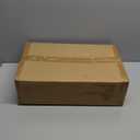 famiware Serving Platter, Rectangular 15.67/14.1/12.6 inch Serving Dishes for Entertaining, Microwave Dishwasher Safe, Stonware Serving Trays for Party, Turkey, Cheese, Ocean Series, Cinnamon Brown