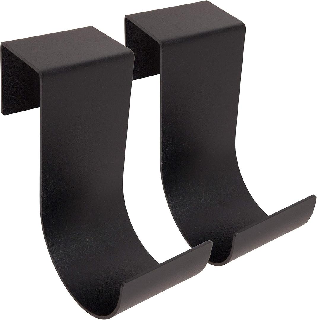 Aluminum Slip-on Fence Hooks, Fits 1-3/4 Inch to 2-1/8 Inch Thick Fences, 6" Long, Black Aluminum Slip-on Fence Hooks, Fits 1-3/4 Inch to 2-1/8 Inch Thick Fences, 6" Long, Black