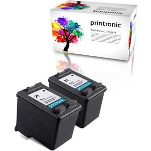 Remanufactured Ink Cartridge Replacement 2 Pack for HP 21 for PSC 1410 Deskjet F380 F2180 F2280 D1460 F4180 (2 Black)