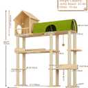 60'' Cat Tree for Automatic Litter Box, for Heavy Cats up to 22lbs