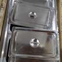 VEVOR 3-Pan Commercial Food Warmer, Electric Steam Table with Independent Temperature Control, 450W x 3 Stainless Steel Buffet Catering Food Warmer with Undershelf, for Restaurant Party