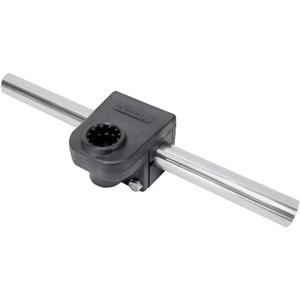 Scotty #287 Round Rail Mount Adapter 7/8",Black,Small