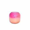 HD 6oz Iridescent Short Rounded Glass Candle