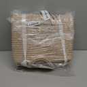 Laundry Basket,Woven Cotton Rope Laundry Hamper,Versatile Storage for Dirty Clothes,Baby Toys,and Blankets in Bathroom, Nursery,and Living Room (Brown, 60L)