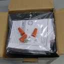 LANFU LED 18W Modern Rectangular Outdoor Wall Sconce 3000K Outside Light for House Patio, Black with Full Border Warm White, IP64 Waterproof Outdoor Wall Lights for House Patio Exterior Wall (1 Pack)