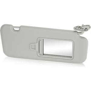 Gray Passenger Right Side Sun Visor Replacement Compatible with Hyundai Elantra 2017 2018 2019 Replace 85210F0100TTX