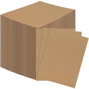 RLAVBL 100 Pack 9x12 Corrugated Cardboard Sheets, Flat Cardboard Inserts for Shipping, Mailing, Packing, DIY Crafts