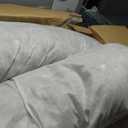 FurHaven 45" Calming Donut Dog Bed for Large Dogs, Round Plush Donut Design with Soft Filling for Snuggling Comfort, Removable Washable Cover, Jumbo XL, Shaggy Faux Fur, Gray