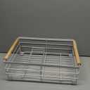RIWIKIIA Dish Drainer Stainless Steel Dish Drainer Rack Dish Drainer Drying Rack with Drain Board Utensil Holder for Kitchen Counter