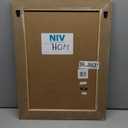 Rattan Trim Wall Mirror, 18" x1.25" x 23.75" , White