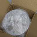 uxcell Acrylic Flower Vase, 6 Inch Round Floral Centerpiece with 7+6 Holes for Dining Table, Round Flower Vase for Centerpieces Weddings Party Home Decor