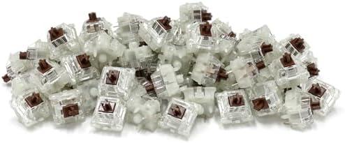 Glorious MX2A RGB 5 Pin Switch Brown Axis 70pcs Clear Housing for RGB Keyboard FKSW70CH/M-RZ