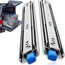 with Lock Heavy Duty Drawer Slides 12 14 16 18 20 22 24 26 28 30 32 34 36 40 44 48 52 56 60 Inch 500 Lbs Side Mount Full Extension Ball (Load:250 lb (with Lock) -W:53mm, 22 Inch)