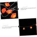 DOITOOL 1set Red Lip Shape String Lights Decorative Atmosphere Lamp Lightweight Portable for Parties Outdoor Events and Home Decor No Battery (150X5.5X4CM)