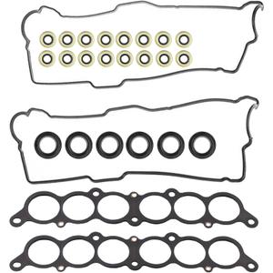 Engine Cylinder Valve Cover Gasket Set VC203 VS50422R MS 95899 Compatible with Toyota 4Runner 3.4L 1996-2002 T100 3.4L 1995-1998 Tacoma 3.4L 1995-2004 Tundra 3.4L 2000-2004