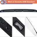 Chrome Rear Trunk Hatch Handle with Lamp, Tailgate Trim Lid Trunk Liftgate Pull Handle Compatible with BMW Mini Vehicle 2005-2015 Cooper R56 R57 Series, Replace #51132753603 - Backhatch Release Handle