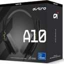 Logitech G Astro A10 Gen 2 Cross-Platform Wired Gaming Headset for PlayStation 5/4, Xbox S|X, Nintendo Switch, PC: 3.5mm Headphone Jack, 32mm Drivers, Flip-to-Mute Mic, Over-Ear - Black/PS Edition