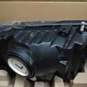 Headlight Assembly Compatible with 2005-2007 2005 2006 2007 05 06 07 Ford F250 F350 F450 F550 Super Duty/2005 Ford Excursion (Chrome Housing Amber Reflector) (OEM)