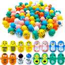 XIPEGPA 70PCS Mini Tumbler Toys Mini Animal Toy Party Favors for Boys Girls for Classroom Rewards Goodie Bag Filler Treasure Box Gifts Birthday Party Favors